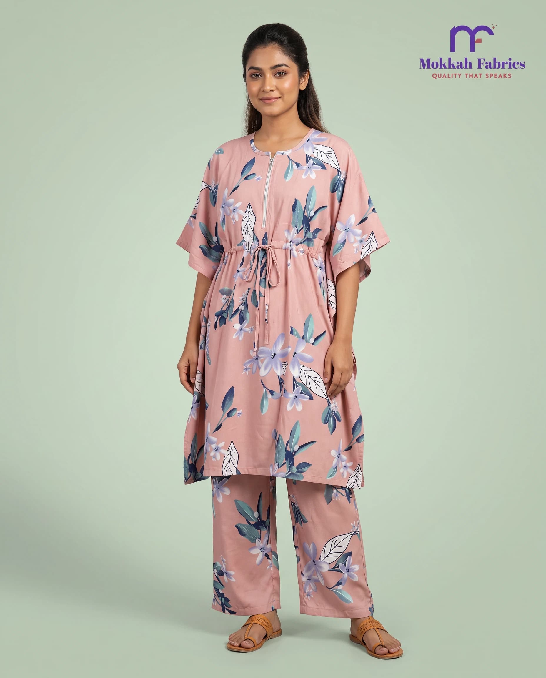 Peach Kaftan